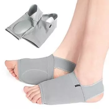 Ортопедические стельки, поддерживающие арку, рукава, подошвенный фасциит, пяточные шпоры, уход за ногами, облегчающие боль при плоскостопии, носки с рукавами, подушечки, 1 пара