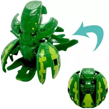 Осьминог-бегемот, деформированное яйцо 3,6 см, игровая игрушка Hyper Dragonoid Battle красный