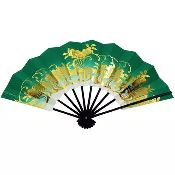 Osaka Choseido Dance Running Cherry Сделано в Киото Оригинальный набор с ароматной бумагой Японский заграничный веер Веер, вода, цветы, 29 см, Япония, веер, сумка,