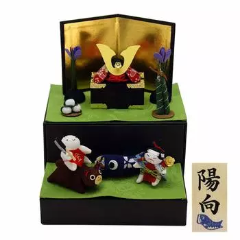 Osaka Choseido May Doll Украшение для шлема Компактная мини-деревянная бирка с гравировкой имени Бонусное украшение для хранения крепа (Отправлено отдельно)