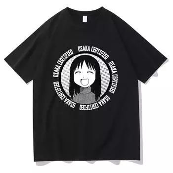Osaka сертифицированная футболка мужская Harajuku Kawaii Ayumu футболка горячая унисекс уличная одежда аниме Azumanga Daioh винтажные хлопковые футболки рубашки S