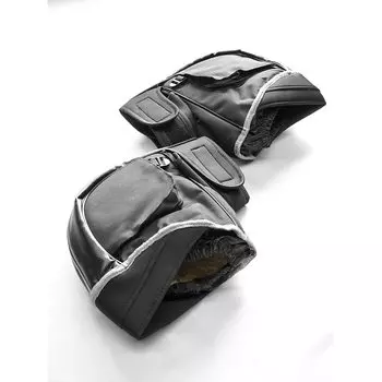 Osaka Textile Materials INFIMO Textile Термогрелка для ручек, задняя крышка, тип Boa, совместимая с большими транспортными средствами, теплая, черная IMA94501 (Осс) (Осака