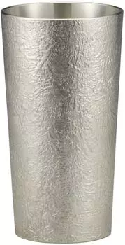 Osaka Tinware Osaka Naniwa Tinware Традиционная ремесленная посуда для сакэ Стакан Фурнитура Большая (Сузуки) 16-8-1