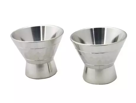 Osaka Tinware Tin Choco Tsuchime с ножками 20 мл 2 шт. Характеристики подарочной упаковки (Сузуки) Вместимость