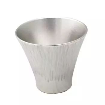 Osaka Tinware Tin Cup Fuji White Gift Wrapping Specification Mt. серебряный