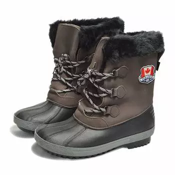 OSCAR Зимние ботинки Bean Boots Snow Shoes Кожаные водонепроницаемые термоизоляционные [Pajar] Мужские (25,5 см, КОРИЧНЕВЫЙ) коричневый