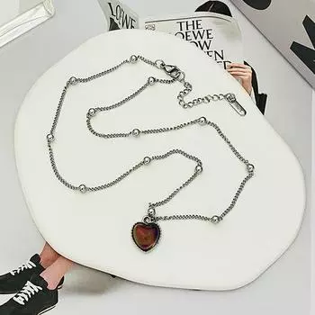 Ощущение эмоциональной чувствительности обесцвечивание любовь кулон ожерелье бисерная цепочка