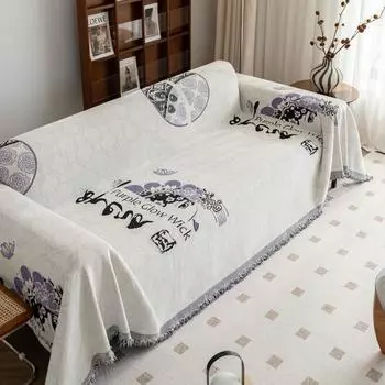 Ощущение прохлады Гостиная Диван Коврик Пледы Пекинская опера Кемпинг Пикник Одеяло Чехол Диван Чехол 180x130