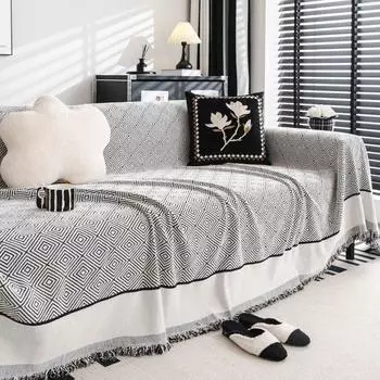 Ощущение прохлады Гостиная Диван Коврик Пледы Пончик Форма Кемпинг Пикник Одеяло Чехол Диван Чехол 180x130