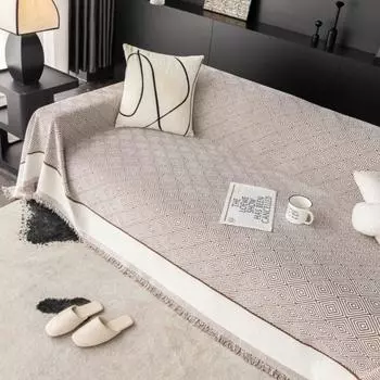 Ощущение прохлады Гостиная Диван Коврик Пледы Пончик Форма Кемпинг Пикник Одеяло Чехол Диван Чехол 180x130