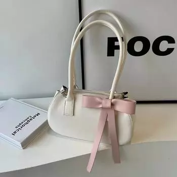 Ощущение роскоши, сумки через плечо из искусственной кожи для женщин, высокое качество, простые сумки Grace Hand Bags, новый стиль, украшение в виде дуги, мода