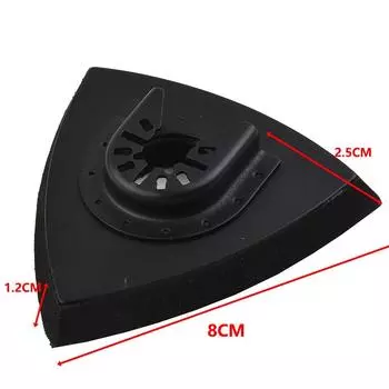 Осциллирующие инструменты шлифовальная тарелка с липучкой треугольная 80mm