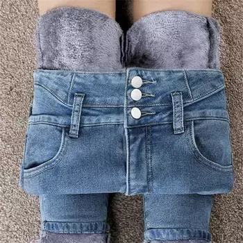 Осень 2022, новые модные джинсовые брюки в корейском стиле, джинсы с высокой талией, женские прямые эластичные джинсы в стиле Харадзюку, тонкие винтажные уличные джинсы 25