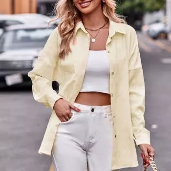 Осень 2023, повседневная женская блузка с длинным рукавом, модная свободная клетчатая рубашка на пуговицах, топы, офисная женская элегантная женская одежда 28285 S орион