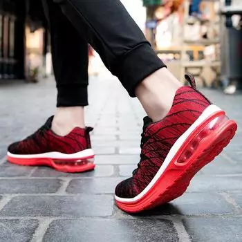 Осень 2025 года, новые повседневные туфли на воздушной подушке, дышащая спортивная обувь, легкие кроссовки, износостойкая и нескользящая мужская спортивная обувь 35