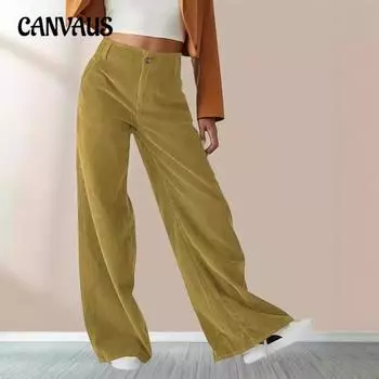 Осень и зима Большие размеры Высокая талия Тонкие повседневные прямые брюки женские брюки S чёрный