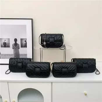 Осень и зима, маленькая квадратная сумка с вышивкой в западном стиле, 2023, осенняя сумка с диагональной портфелем в корейском стиле, женская сумка на одно плечо