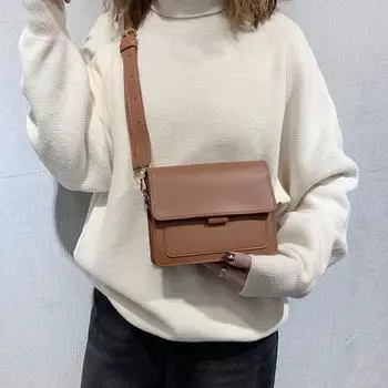 Осень и зима новая маленькая женская сумка 2018 года новая модная корейская версия универсальной сумки-мессенджера чёрный