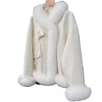 Осень и зима Новая меховая куртка Женская короткая меховая куртка one size fits all