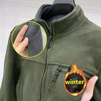 Осень и зима новая модная утолщенная флисовая куртка свободная повседневная толстовка ветрозащитный однотонный топ на молнии XXL серый