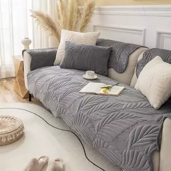 Осень и зима новая подушка для дивана из молочного волокна с сусальным золотом, современная простая нескользящая подушка для дивана, полотенце 70*70