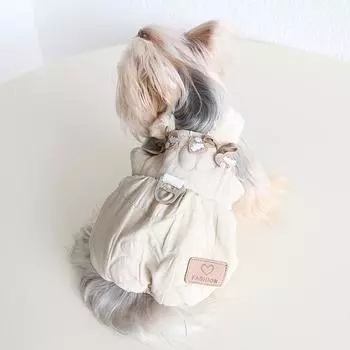 Осень и зима Новинка Любовь Кролик Тыква Тяговая юбка Одежда для собак и кошек Одежда для домашних животных Юбка-пузырь на ремне Одежда для щенков XS