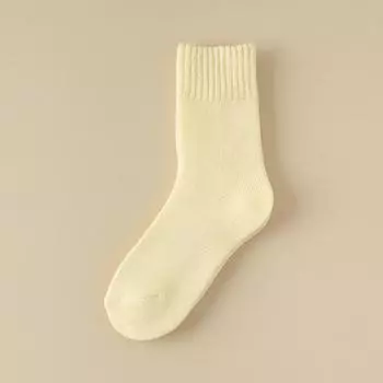 Осень и Зима Новые Носки Женские Плюс Флис Утолщенные Средней Длины Теплые Удобные Женские Носки Напольные Носки для Сна One Size