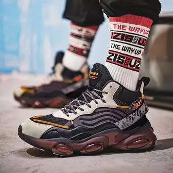 Осень и зима новые светящиеся мужские туфли для папы большого размера легкие сетчатые кроссовки для бега на открытом воздухе легкие спортивные туфли для мужчин 39