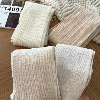 Осень и зима Новые женские теплые леггинсы Lolita молочно-белого цвета, модный комбинезон Lolita белый