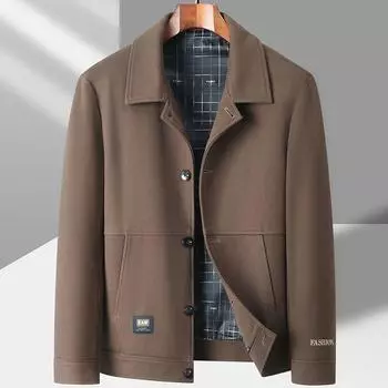 Осень и зима новый лацкан инструментальная версия топ средний и молодой легкий роскошный деловой досуг модная куртка 170 чёрный