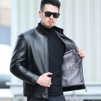 Осень и зима Новый стиль овчина натуральный мех цельный утолщенный средний возраст универсальный повседневный куртка мужская одежда M