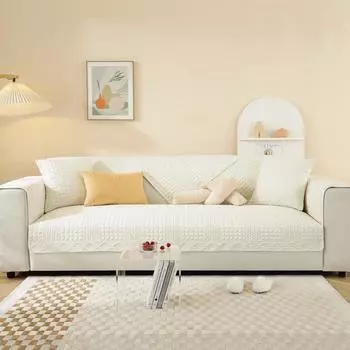 Осень и зима, новый супер мягкий геометрический узор с пшеничным колосом, стеганая диванная подушка, современная простая нескользящая плюшевая диванная подушка, полотенце 70*70cm