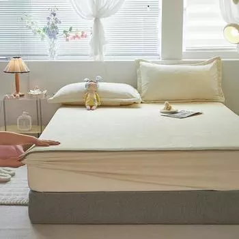 Осень и зима однотонная бархатная простыня из молочного бархата с трехмерным узором утолщенного теплого плюшевого покрывала Simmons Защитный чехол Противоскользящий 120cmx200cm