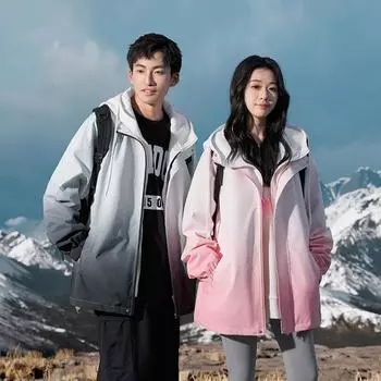 Осень и зима Super Fire Ins повседневная мужская трендовая куртка с капюшоном для активного отдыха S чёрный