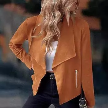 Осень новая винтажная свободная куртка с длинным рукавом женская верхняя одежда модные повседневные короткие пальто женские элегантные однотонные зимние уличные женские куртки пальто 25013 S армия зеленый