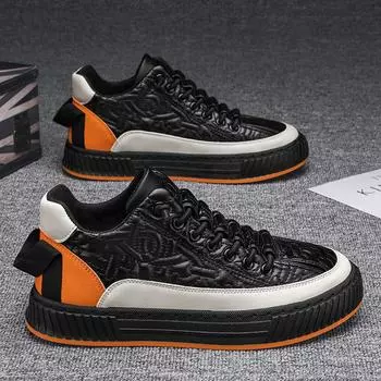 Осень новые Мужские Спортивные Повседневные Туфли Модные Удобные На толстой подошве Увеличивающие рост Мужские слипоны Легкие Дышащие Кроссовки 39