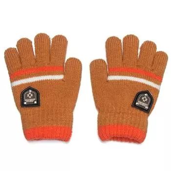 Осень Сохраняйте тепло Мягкие Мальчики Девочки Детские Толстые Варежки Вязаные Перчатки Детские Перчатки Полный Палец