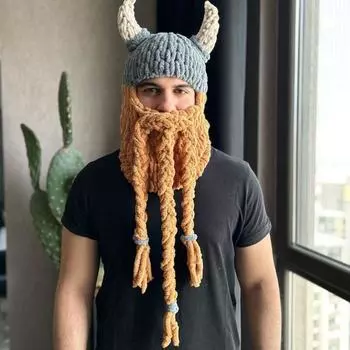 Осенью и зимой новая чистая ручная вязка крючком ins style dopamine daisy милая шерстяная шапка 57-59CM