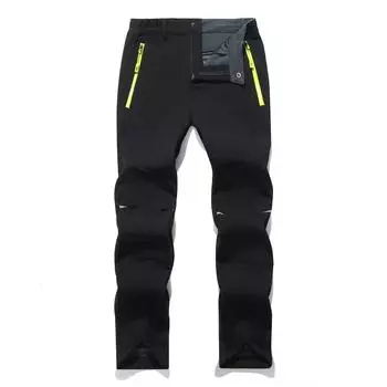 Осенние весенние детские теплые леггинсы для девочек брюки детские зимние ветрозащитные водонепроницаемые спортивные штаны для мальчиков спортивные штаны 140cm чёрный