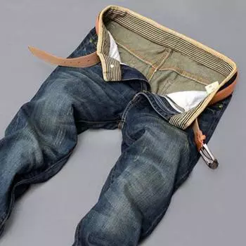 Осень-весна облегающие прямые джинсы из эластичного денима, классический стиль, молодежные мужские деловые повседневные джинсы, брюки 28
