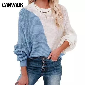 Осень-зима 2021, европейский и американский свитер с рукавами «летучая мышь», новый цветной свитер с круглым вырезом, пуловер, женский свитер S хаки