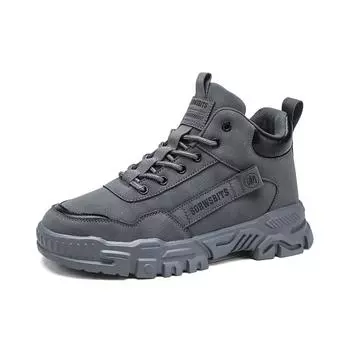 Осень/Зима 2025 года, новая удобная однотонная обувь простого стиля, удобная, модная, спортивная обувь для повседневной носки 39 чёрный