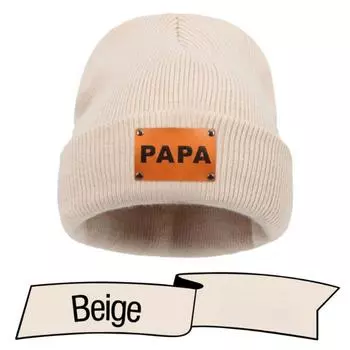 Осень-зима акриловая пряжа пуловер шапки хип-хоп кожаная этикетка женская вязаная шапка one size