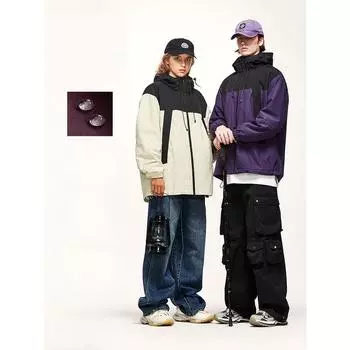 Осень-зима бархатные внутренние парки унисекс с высоким воротом ветрозащитная хлопковая подбитая куртка с капюшоном мужская куртка для активного отдыха XXL белый