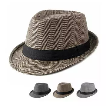 Осень-зима, британский мужской топпер, джазовая шляпа для пожилых людей среднего возраста, джентльменская шляпа для мужчин, женщин хаки