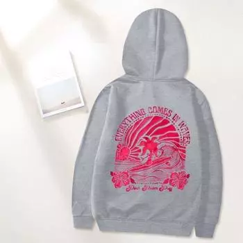 Осень-зима Детская толстовка с капюшоном с длинными рукавами, свободная, толстая, плюшевая, с эластичными манжетами, большой карман-кенгуру, унисекс, повседневная одежда, спортивная одежда, школьный топ 130cm