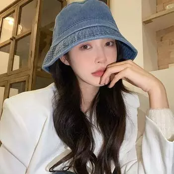 Осень-зима для женщин и девочек, защита от солнца, ковбойская шляпа-ведро, женская кепка, шляпа-тазик, женская шляпа-ведро B