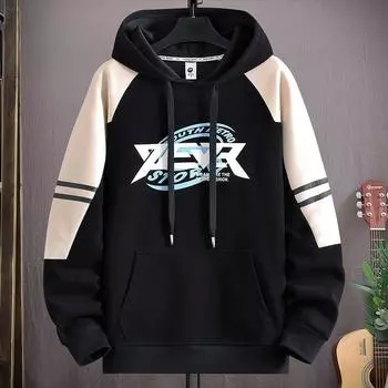 Осень-зима Мужская толстовка Мода Harajuku Streetwear Толстовка Повседневная мужская одежда Длинные рукава Графические толстовки Мужские XS кофейный