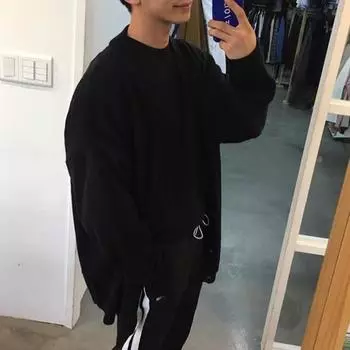 Осень-зима мужской свитер кардиган с V-образным вырезом трикотажный толстый эластичный длинный рукав свободный стиль преппи теплый однотонный трикотаж повседневная одежда свитер пальто M кофейный