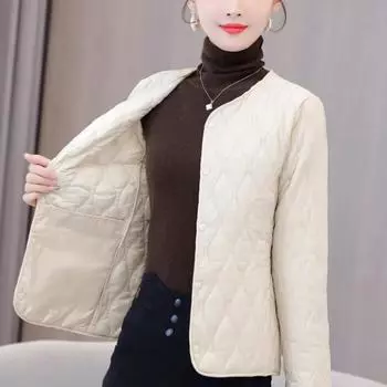 Осень-зима Новая мода V-образный вырез длинный рукав однотонные парки мужская одежда повседневный универсальный пуговиц теплый простой карман шикарный топ S розовый